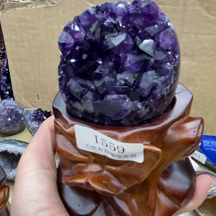紫晶大型摆件（非配饰）未镶嵌