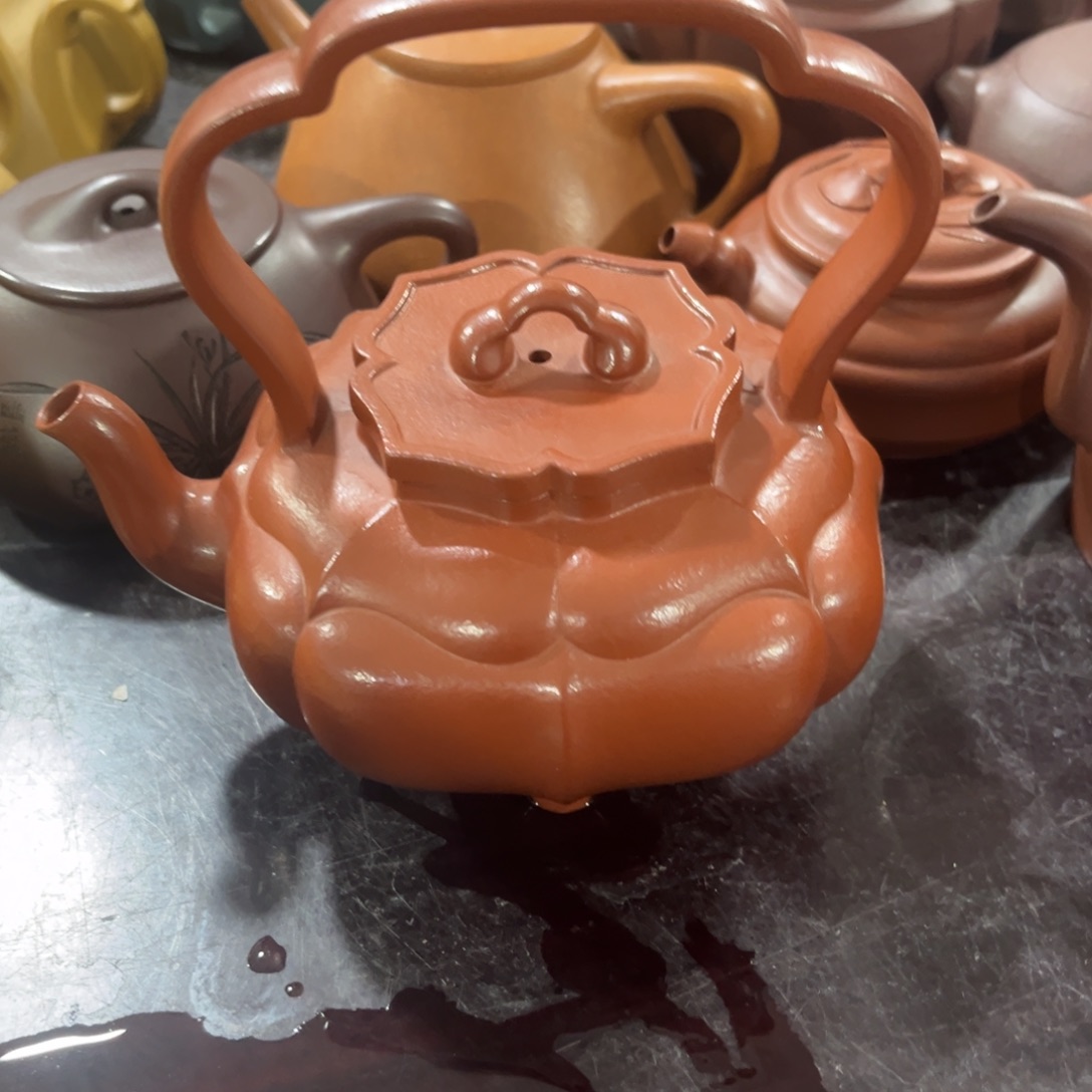 紫砂茶壶识**鼠紫砂壶等