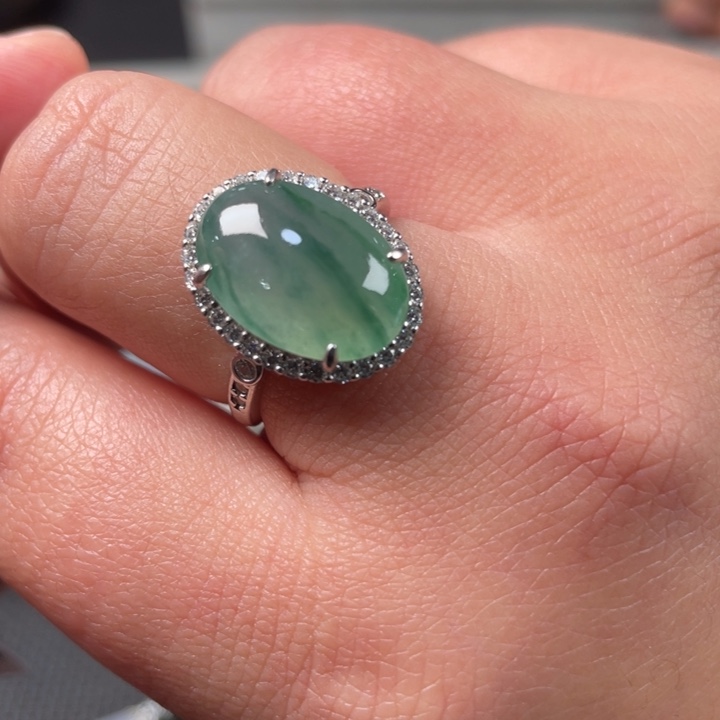 翡翠未镶嵌戒指缅甸天然翡翠