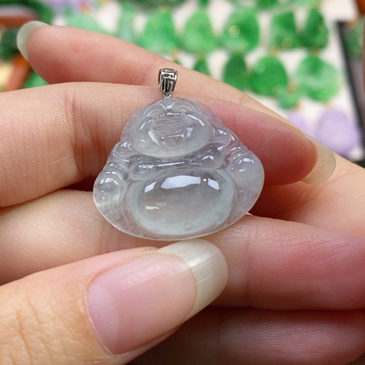 颈饰未镶嵌翡翠吊坠