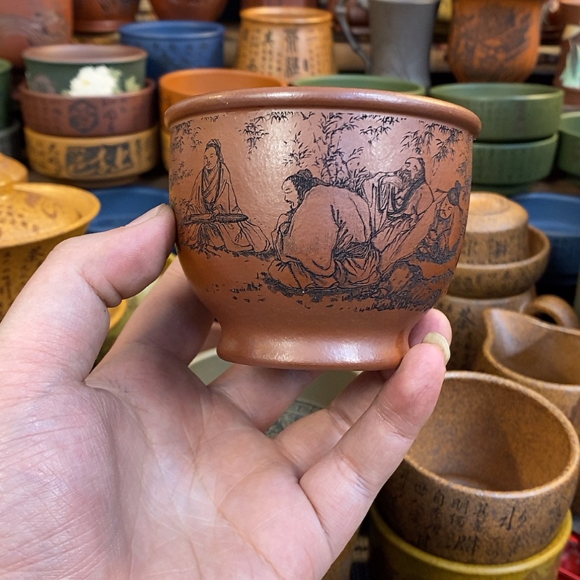 【闪购商品】紫砂杯子宜兴全手工紫砂杯