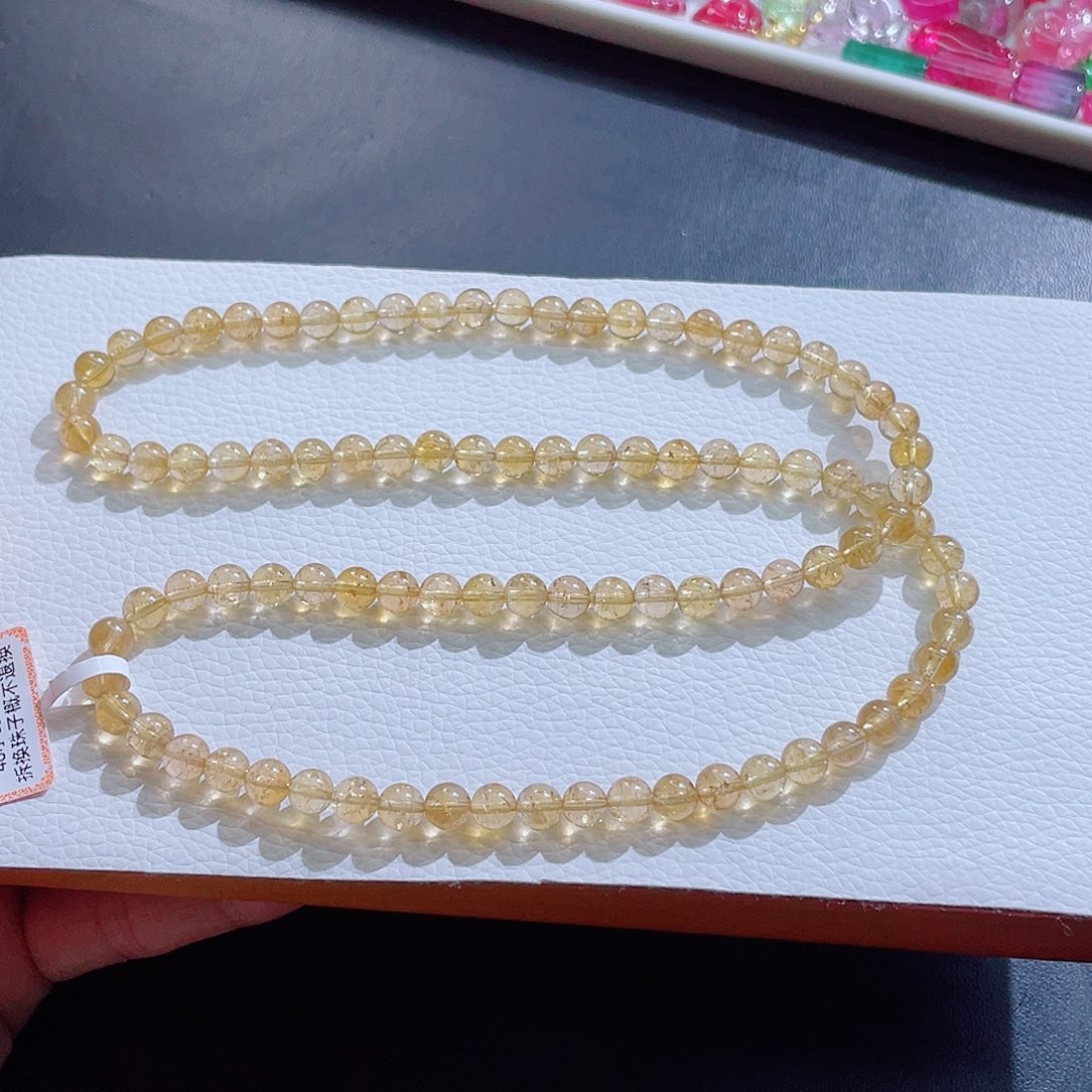 未镶嵌碧玺手链6mm左右