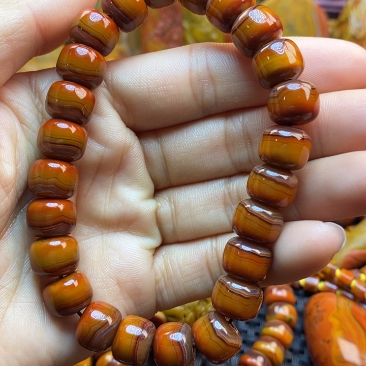 玛瑙/玉髓手链未镶嵌逛**风