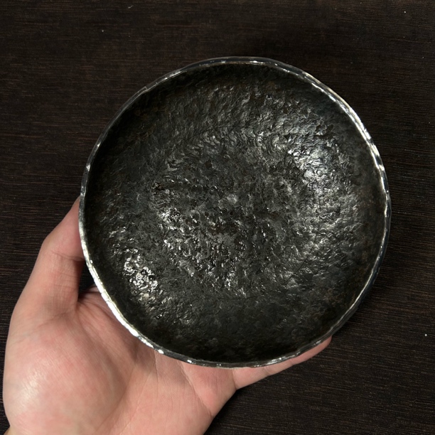 纯锡纯手工壶承 直径13cm左右