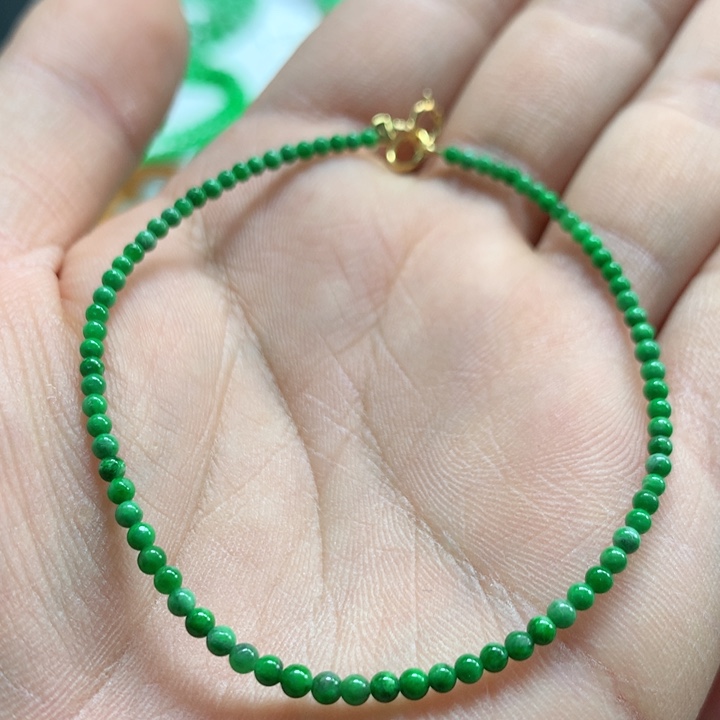 翡翠未镶嵌手链翡翠