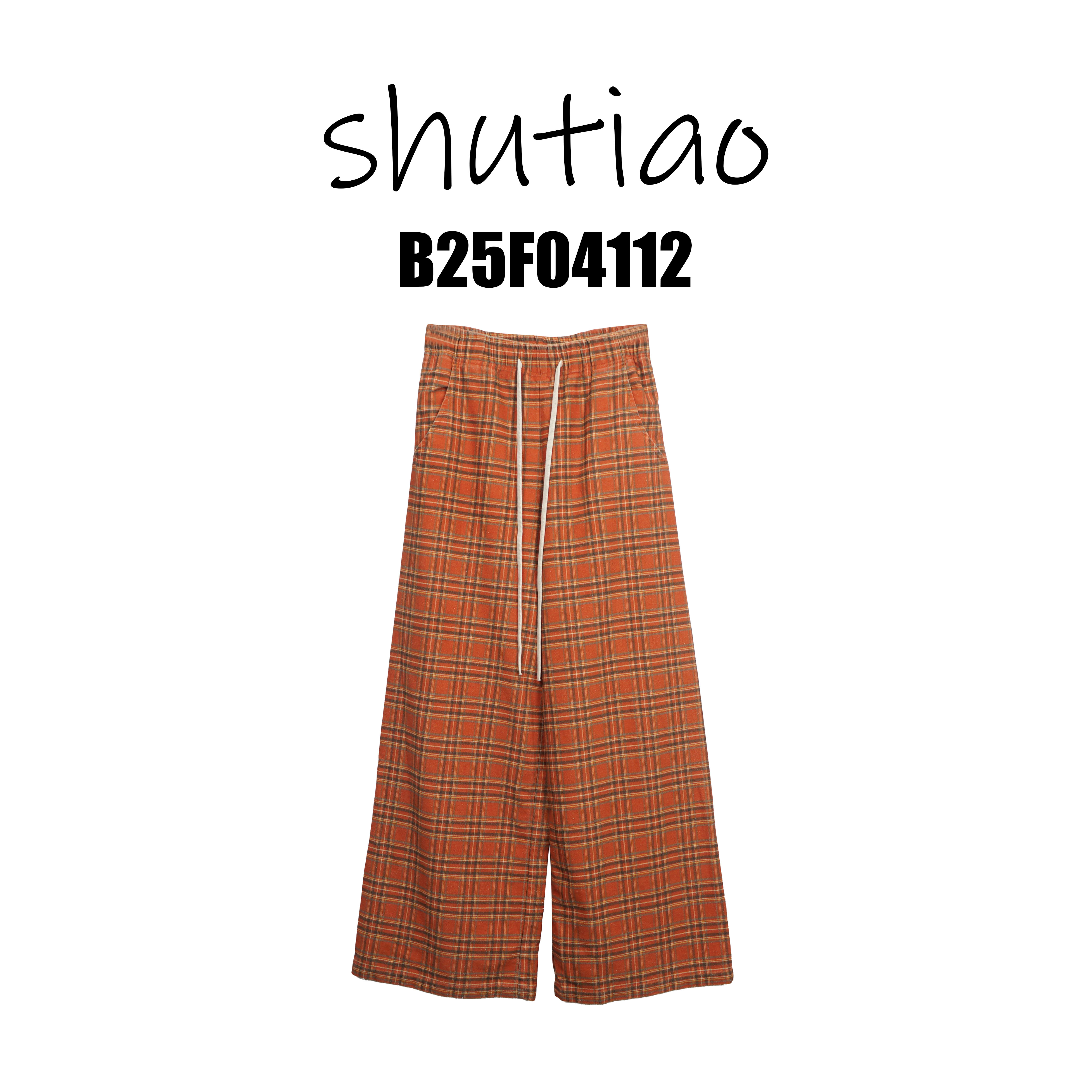 【SHUTIAO】2025秋冬：新款小众设计款裤子B25F04112