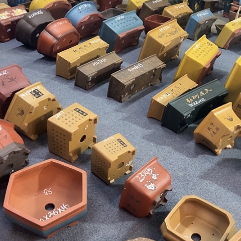 紫砂花盆紫砂花盆