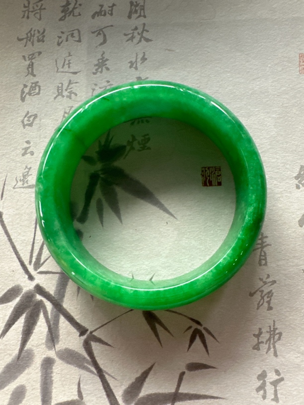 H333-五九➕缅甸翡翠手镯时尚冰