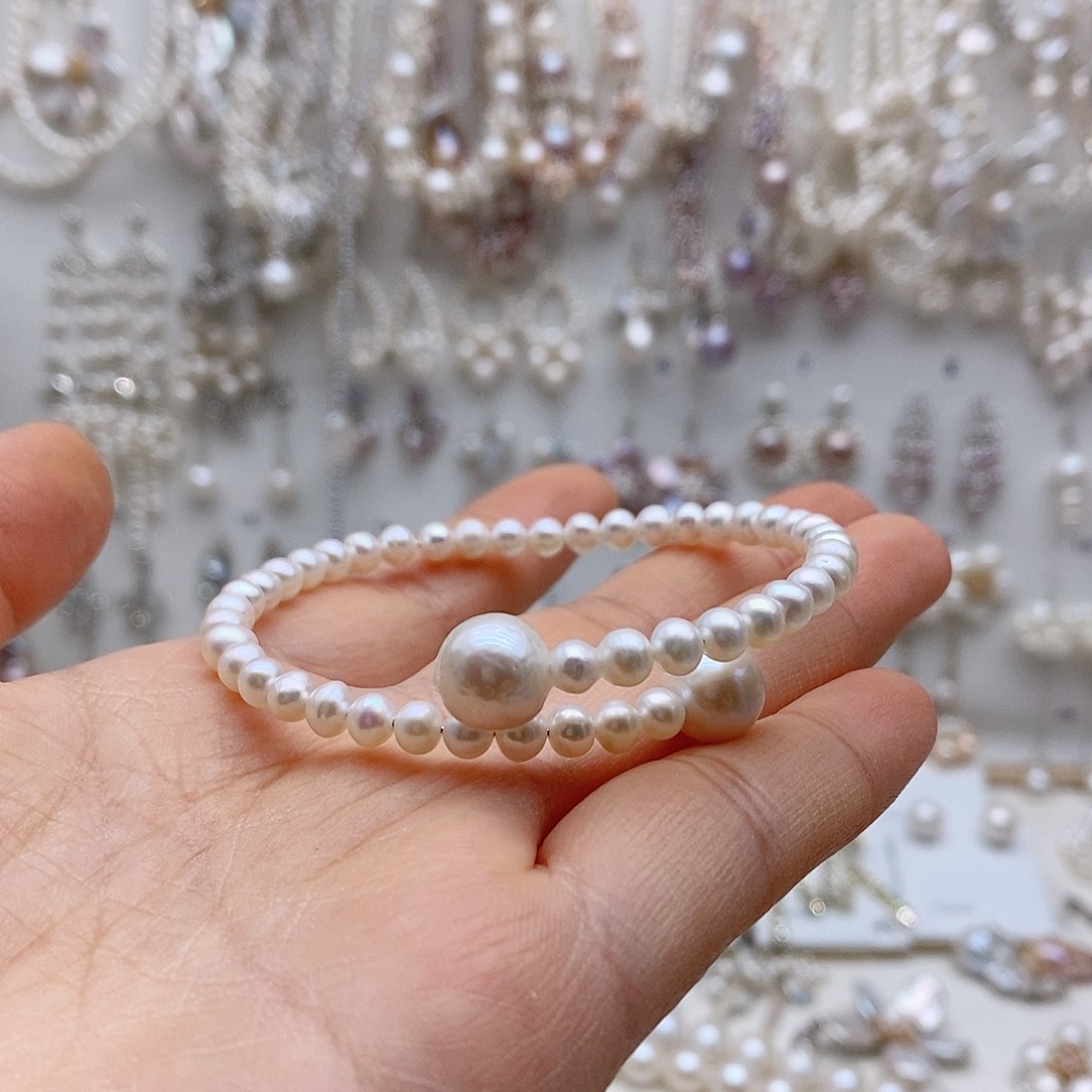 淡水珍珠未镶嵌耳饰