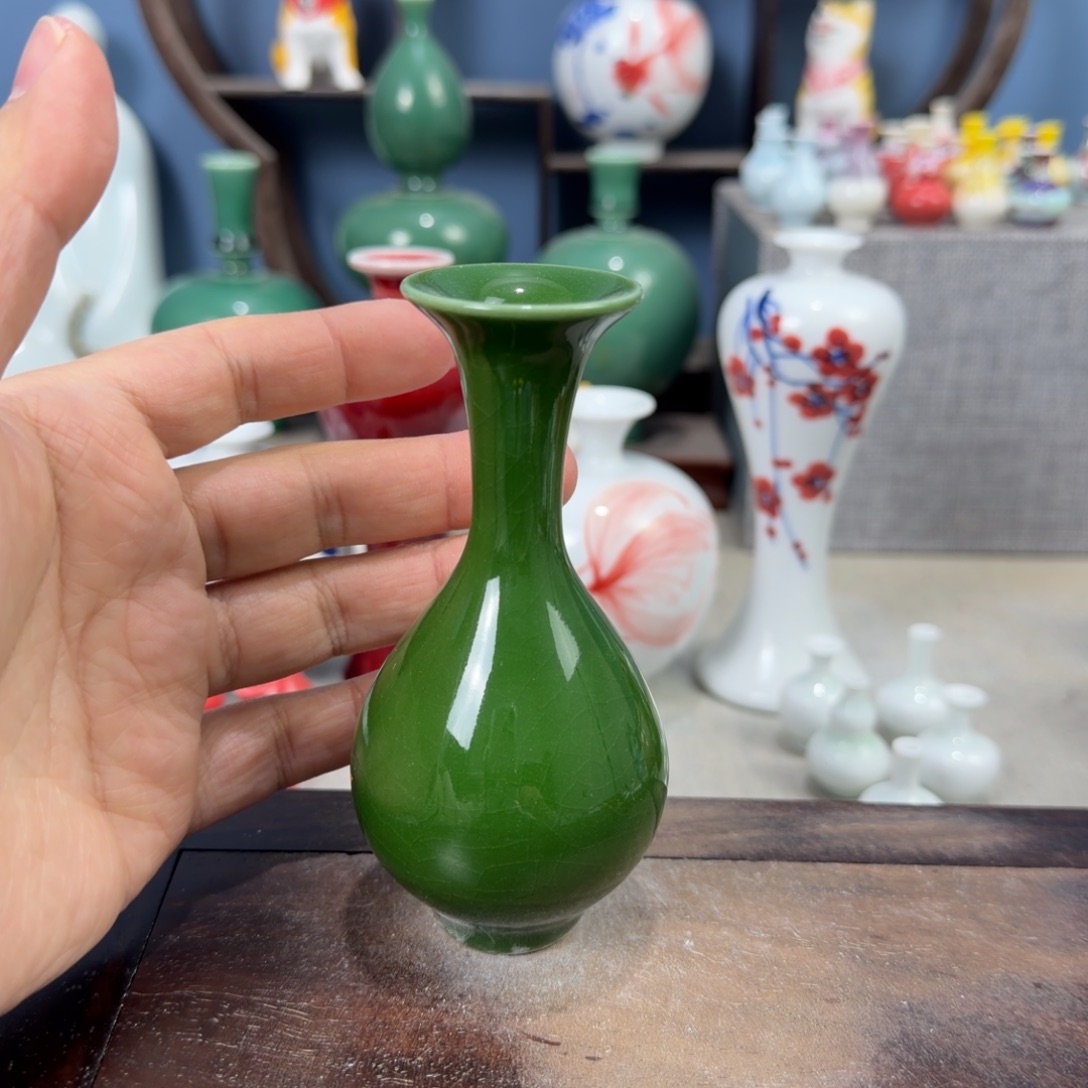 陶瓷手工小花器摆件