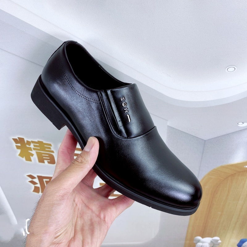 【断码】男士厚底休闲皮鞋9609