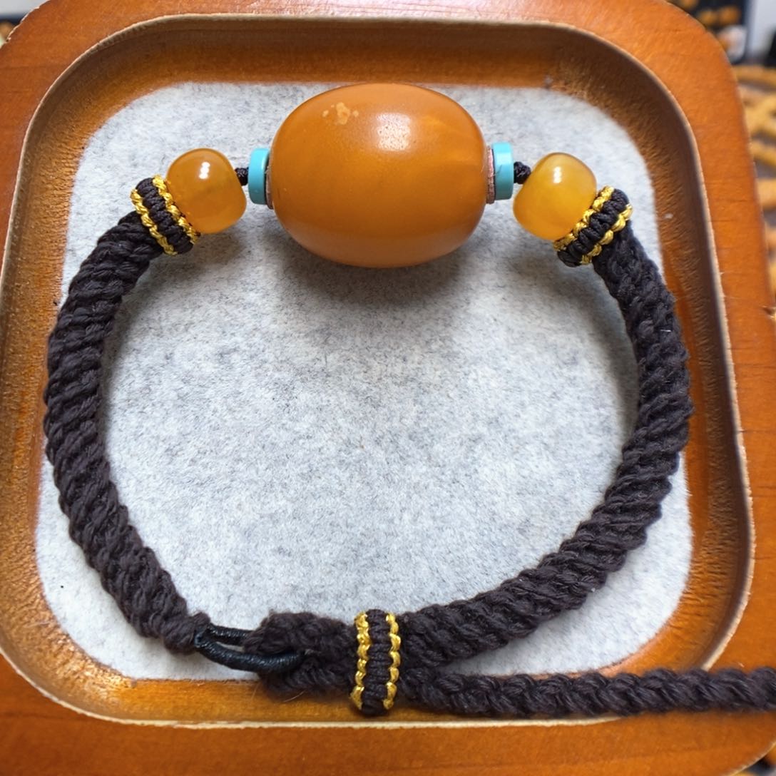 蜜蜡手绳未镶嵌蜜蜡