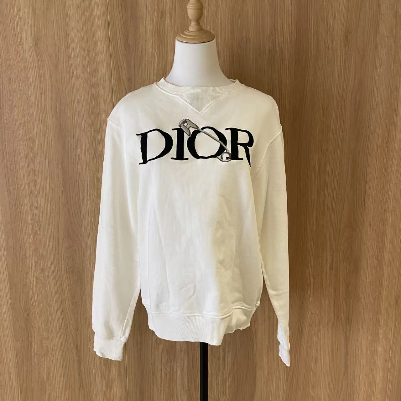 99新 DIOR/迪奥 别针logo卫衣 s码/46142290/代卖服务/12期