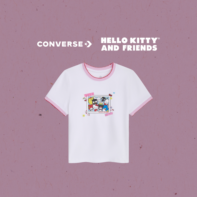匡威官方 Converse x Hello Kitty And Friends联名款T恤CVW5T519