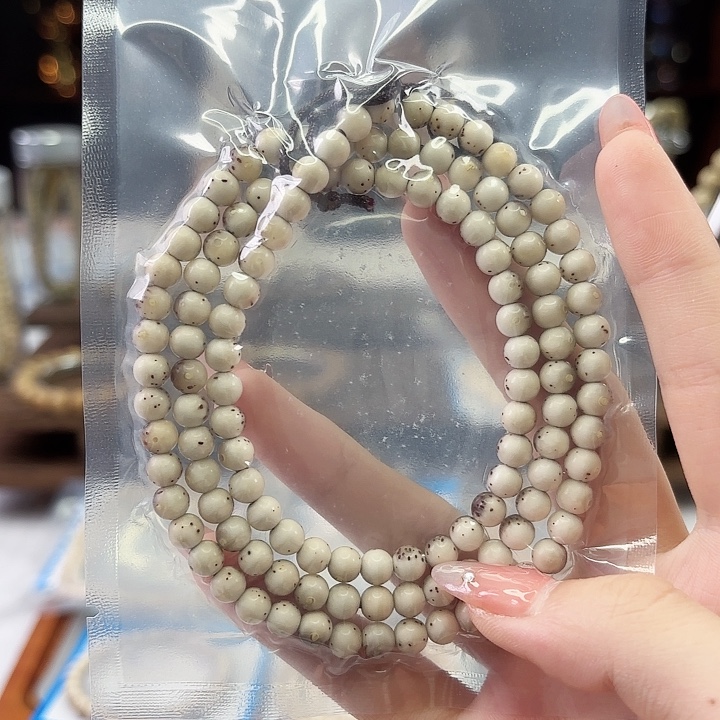 吊坠星月菩提Ll.6x6粉冰