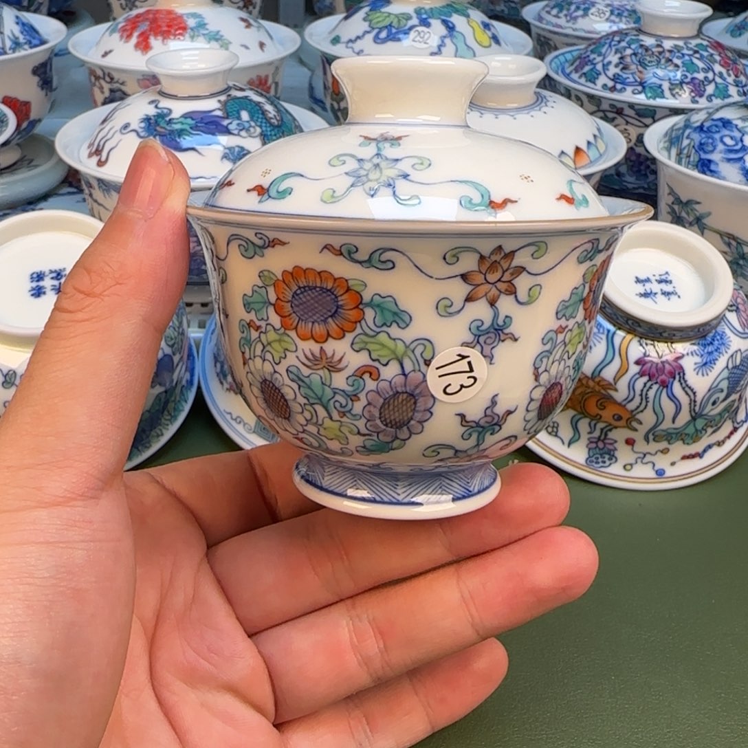 彦祖纯手工手绘茶具173