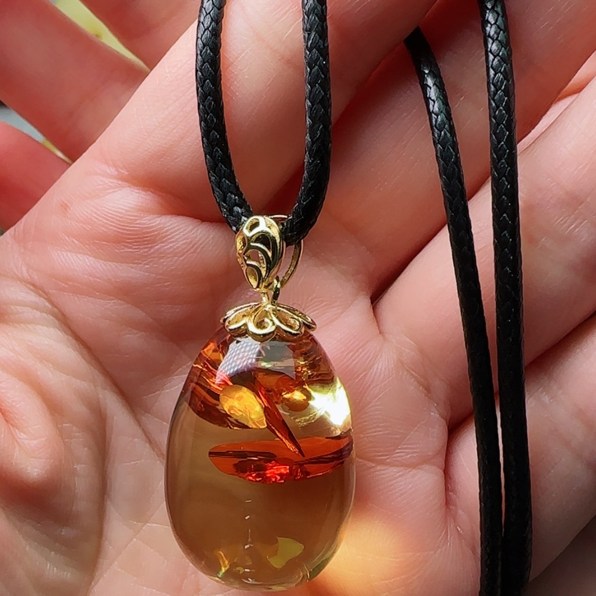 【闪购商品】琥珀颈饰未镶嵌吊坠