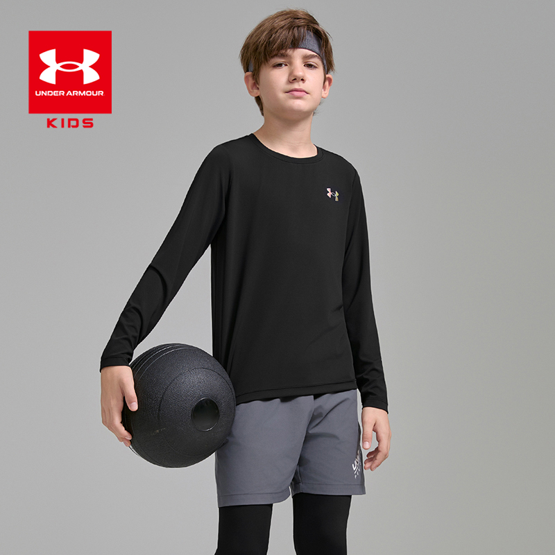 Under Armour/安德玛春秋透气5A休闲速干运动T恤套头速干长袖