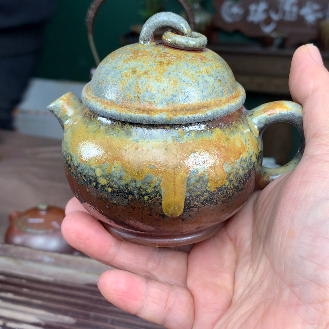 紫砂茶壶纯自然柴烧