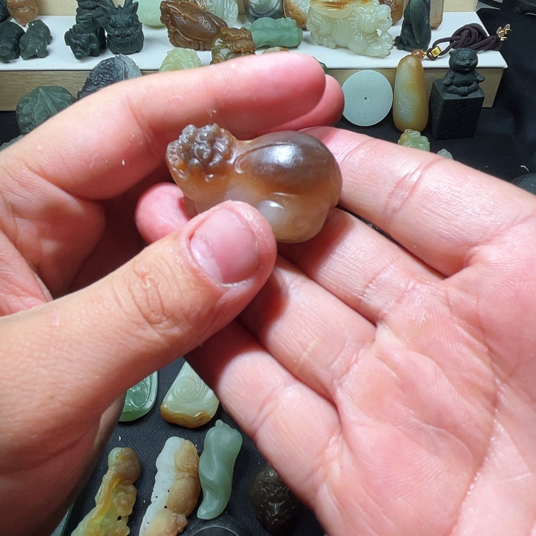 和田玉颈饰未镶嵌