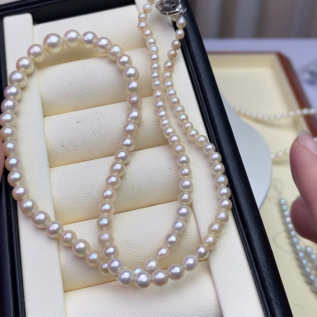 海水珍珠颈饰银S925镶嵌