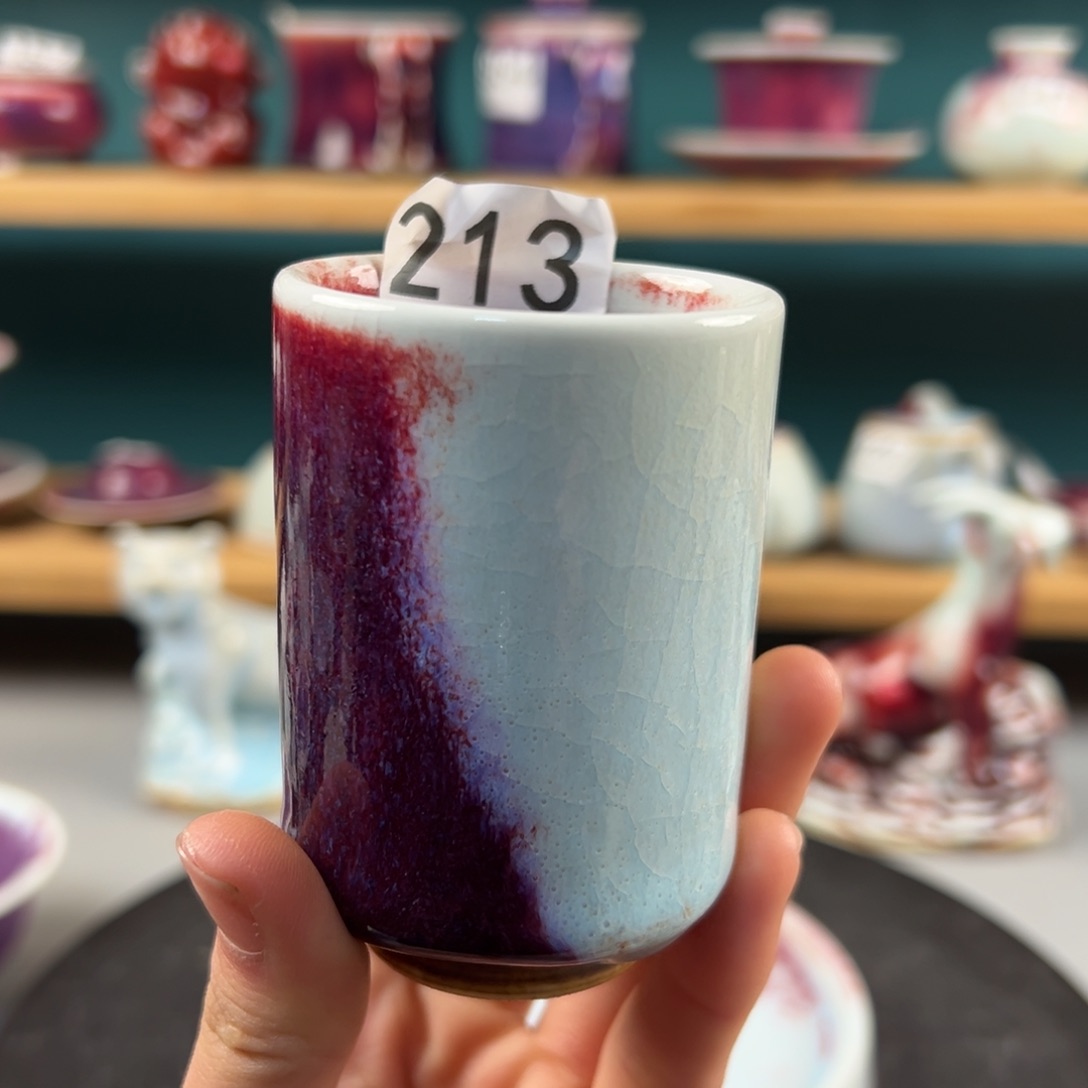 瓷片微瑕主人杯纯手工