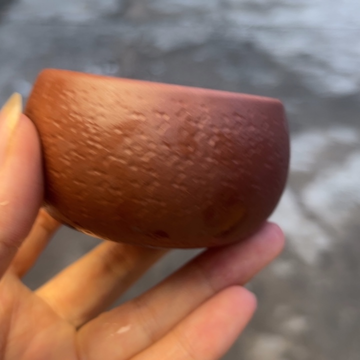 茶壶紫砂紫泥半手75左右