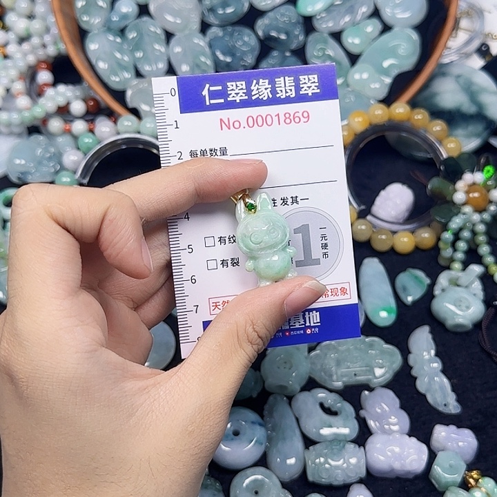 翡翠未镶嵌颈饰翡翠