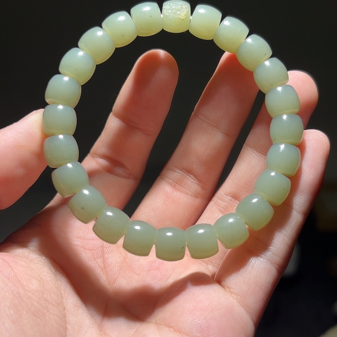 和田玉未镶嵌手链