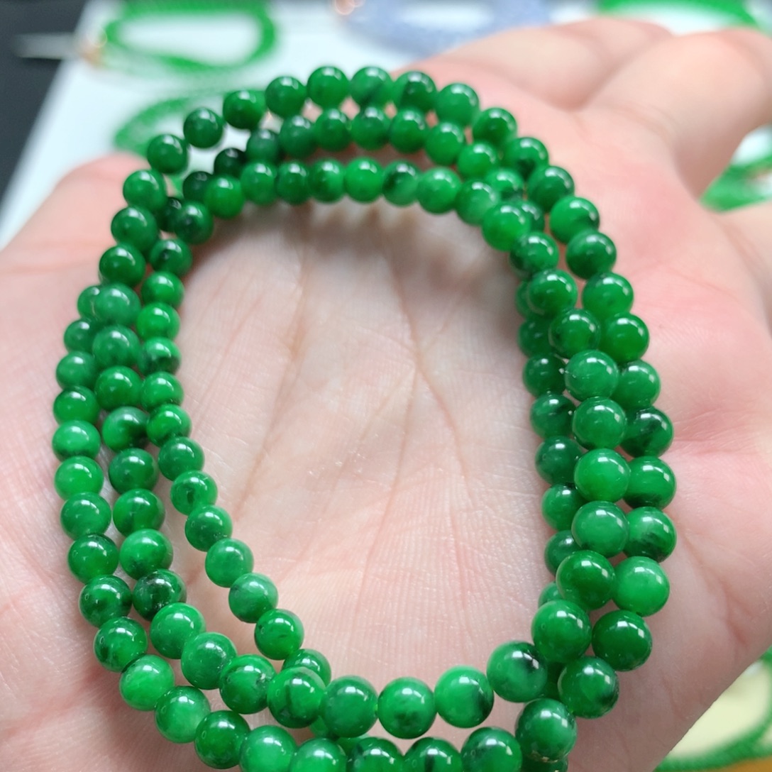 翡翠未镶嵌手链翡翠