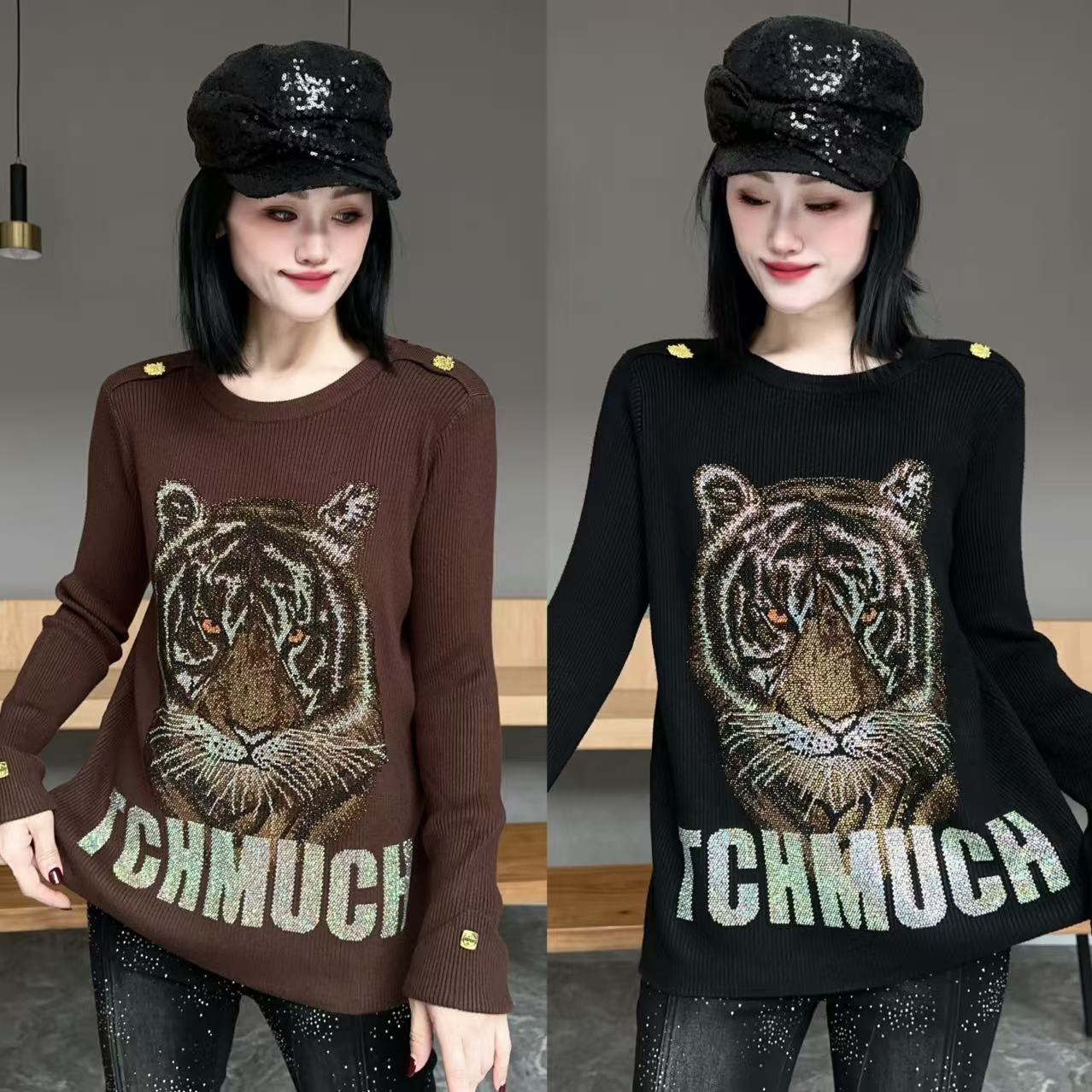 【YJ·原创】2025冬季新款宽松百搭显瘦高弹毛衣打底衫女  YY3841