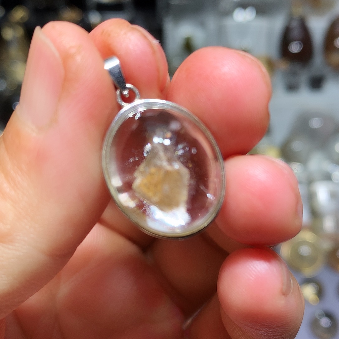 珠宝半成品水晶银S925镶嵌定制款