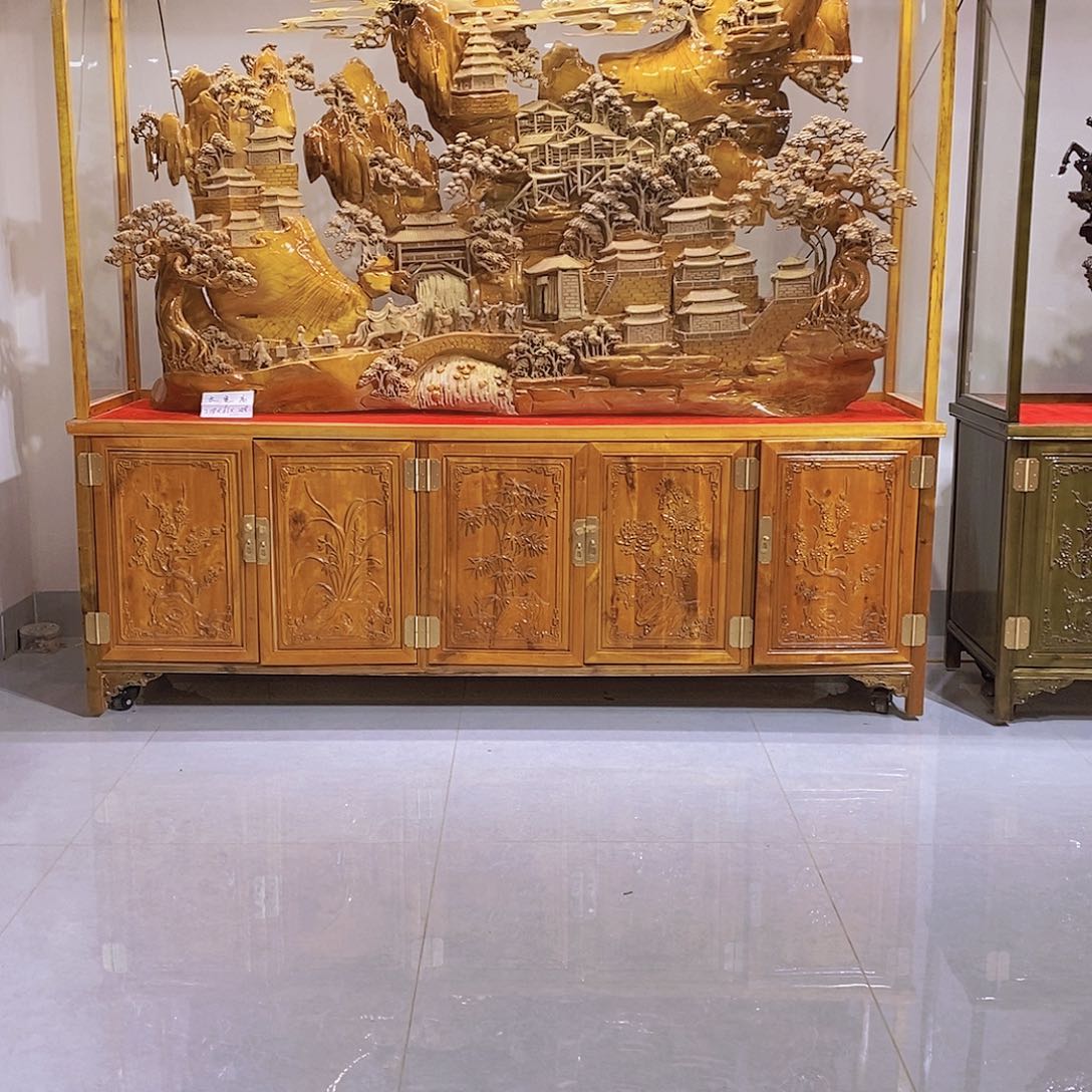 金丝楠原****）金丝楠小叶桢楠摆件