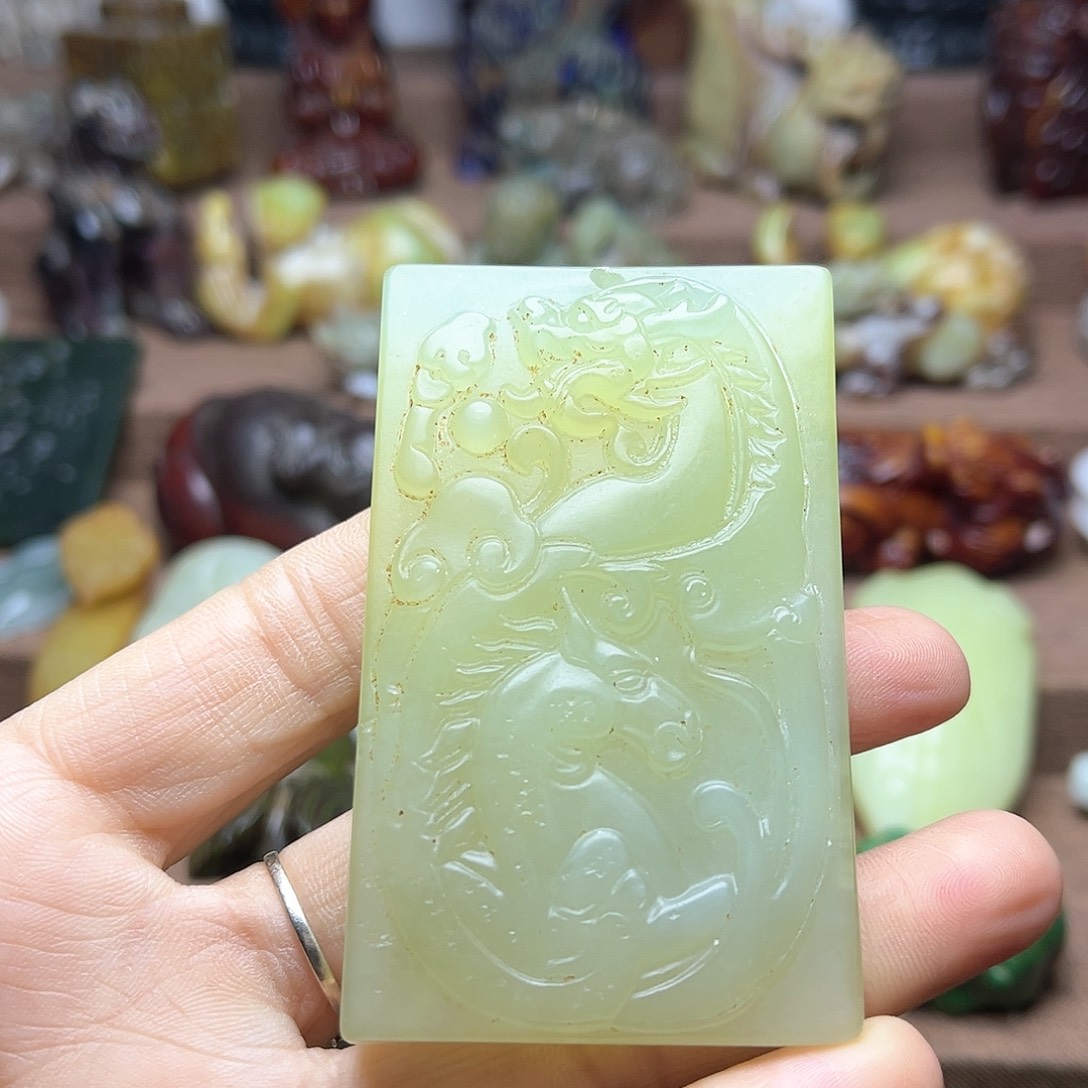 白玉菩提吊坠119。。