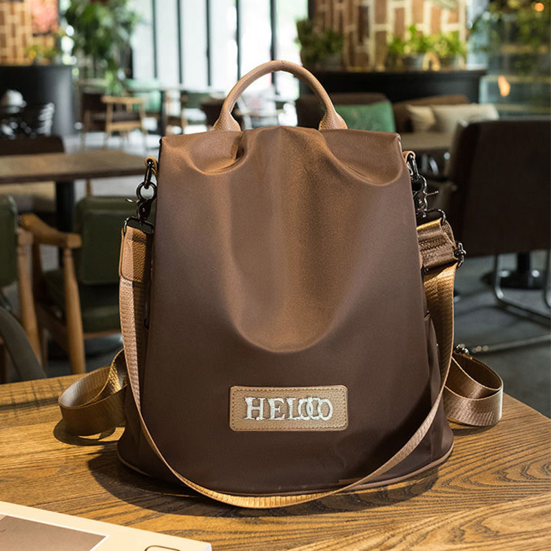 时尚洋气女士外出旅行背包防盗双肩包女2024新款旅游包包轻便书包