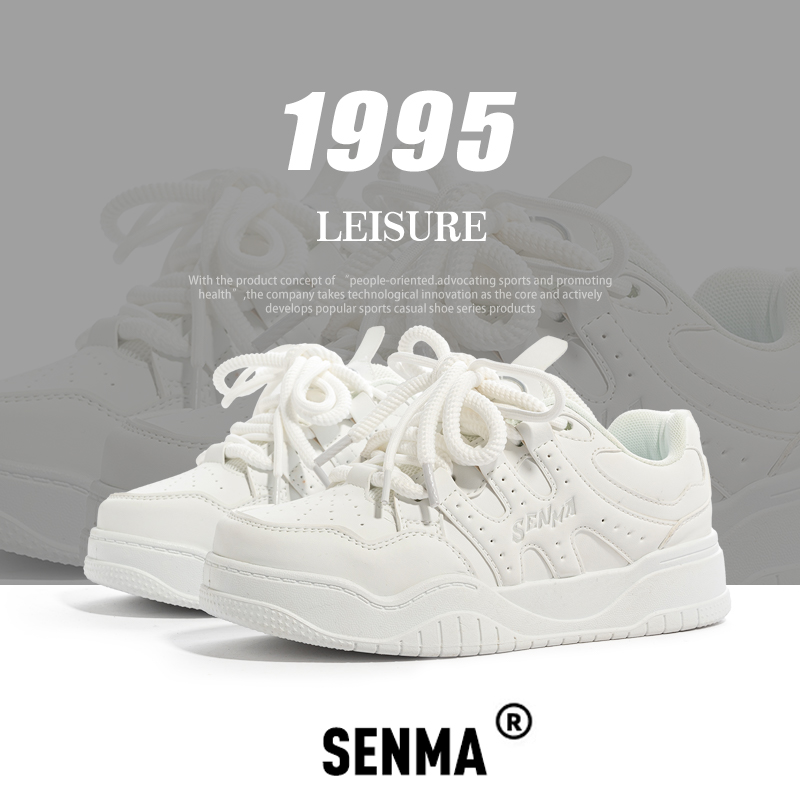 SENMA/森马品牌复古ins休闲鞋学生情侣百搭爆款透气轻便潮流低帮