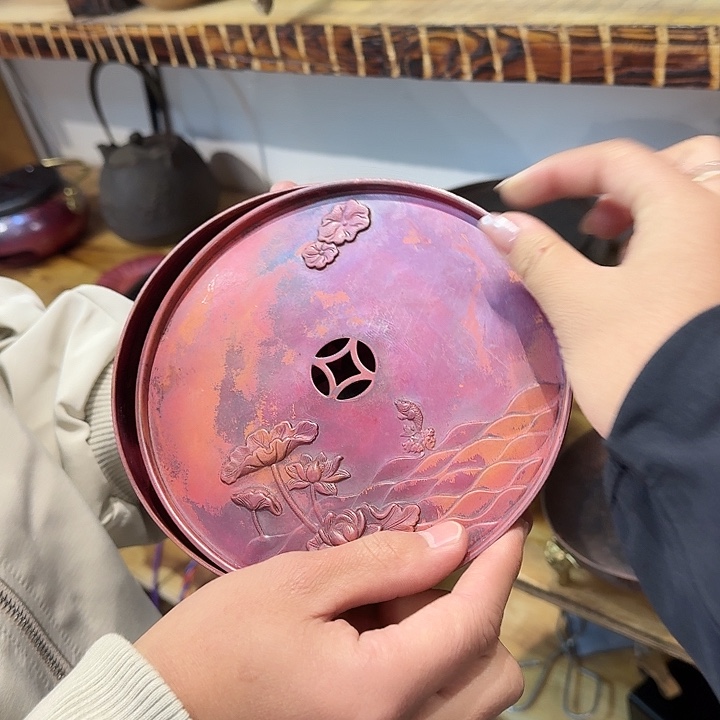 紫铜手工制作摆件