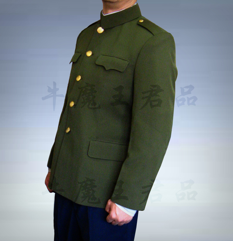 牛魔王君品 87款中老年立领 马裤呢 马裤尼西装毛料服装 冬装冬服