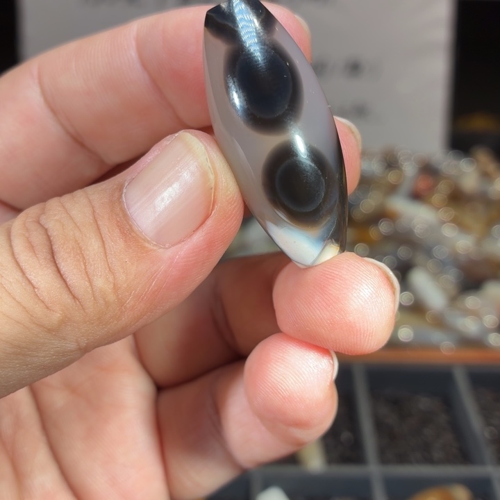 玛瑙/玉髓散珠_HEIMORI 天然天珠