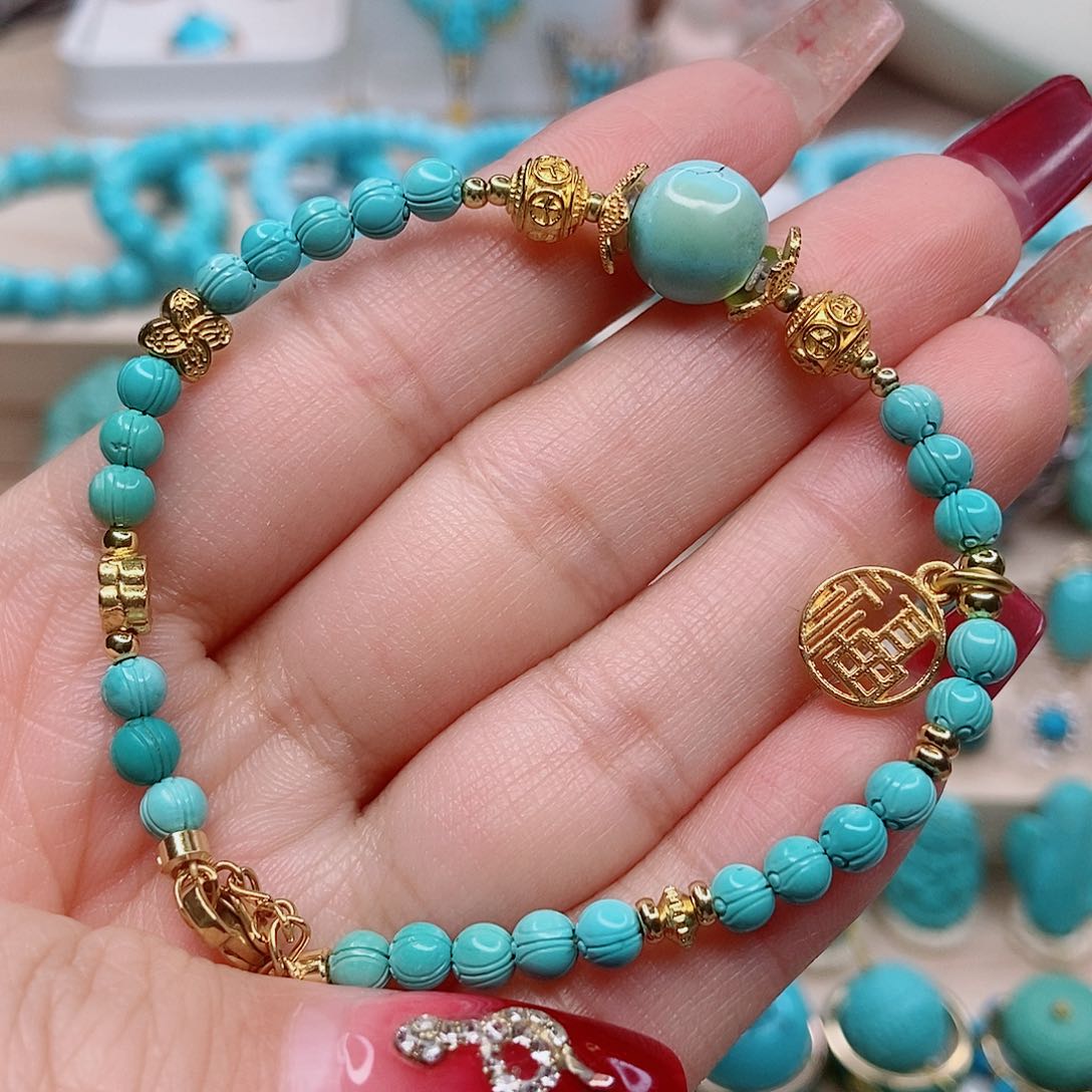 绿松石手链未镶嵌