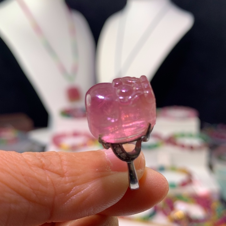 双色碧玺手链未镶嵌