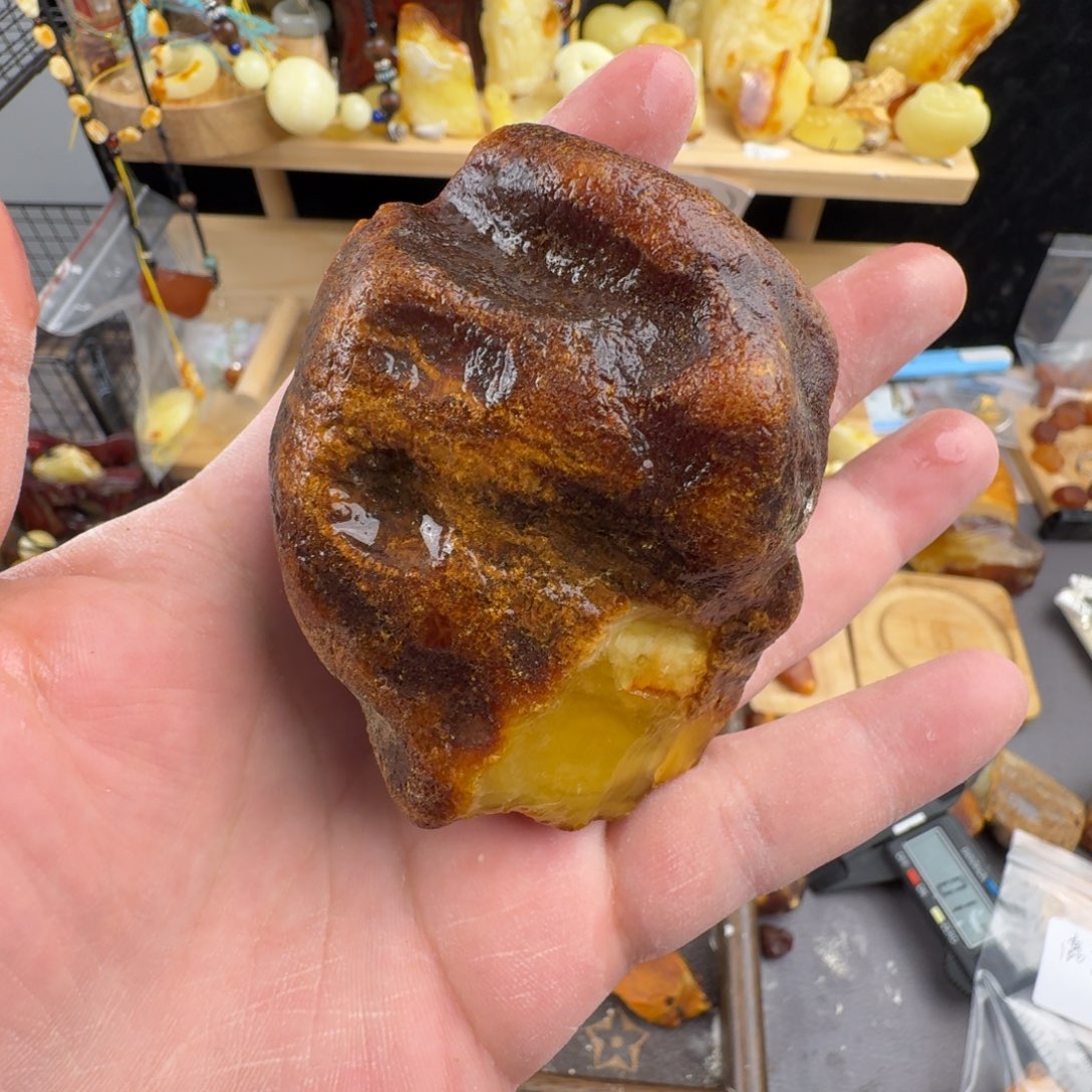 冬***季定制琥珀未镶嵌87.5