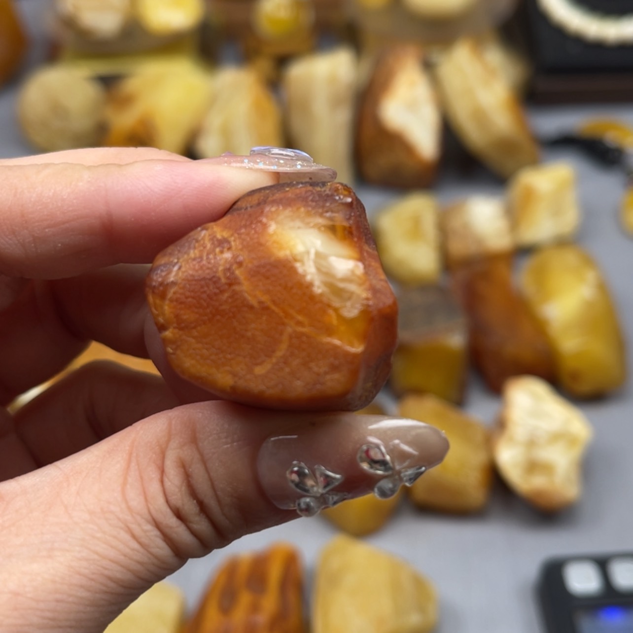 【闪购商品】定制琥珀未镶嵌天然琥珀蜜蜡原石定制