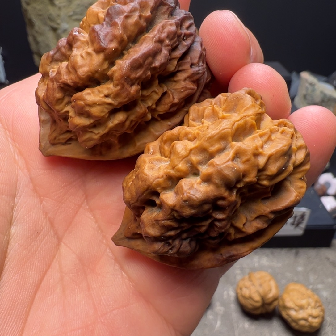 吊坠文玩核桃上古蛤蟆头45mm