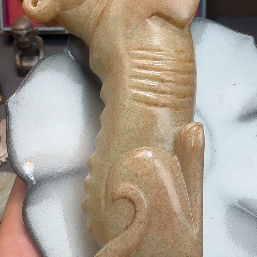 摆件陶F*y佩戴瓷器的