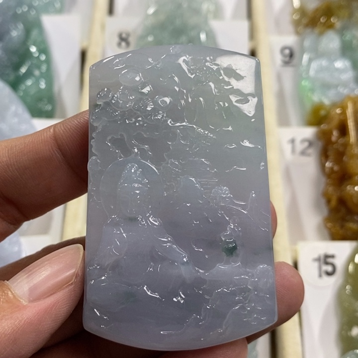 颈饰未镶嵌翡翠山水