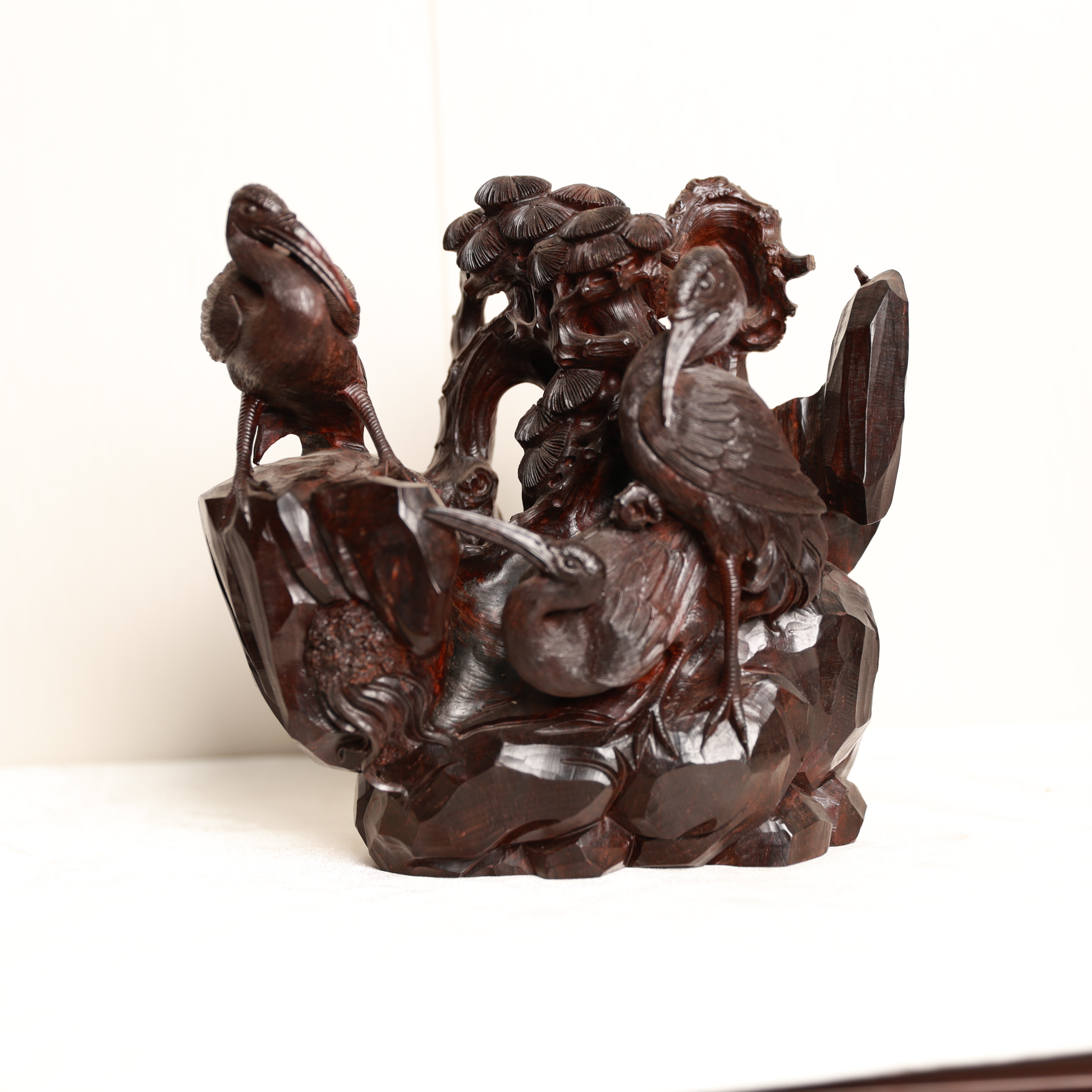 g29534 印度小叶紫檀-松鹤延年