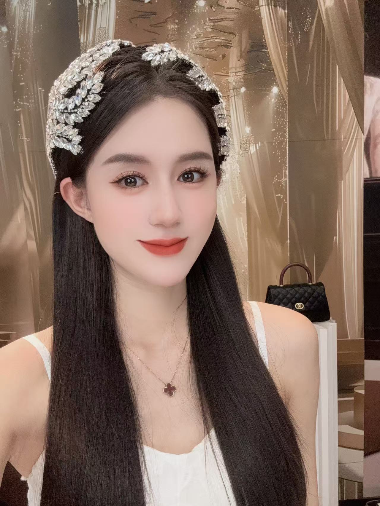 【福宝】高奢真皮女包百搭时尚便携黑u双袋