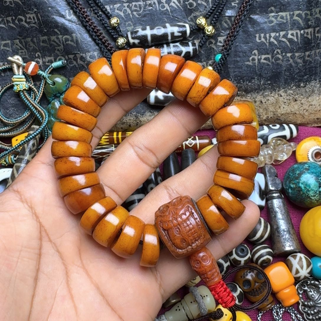 金刚菩提手串牦牛骨