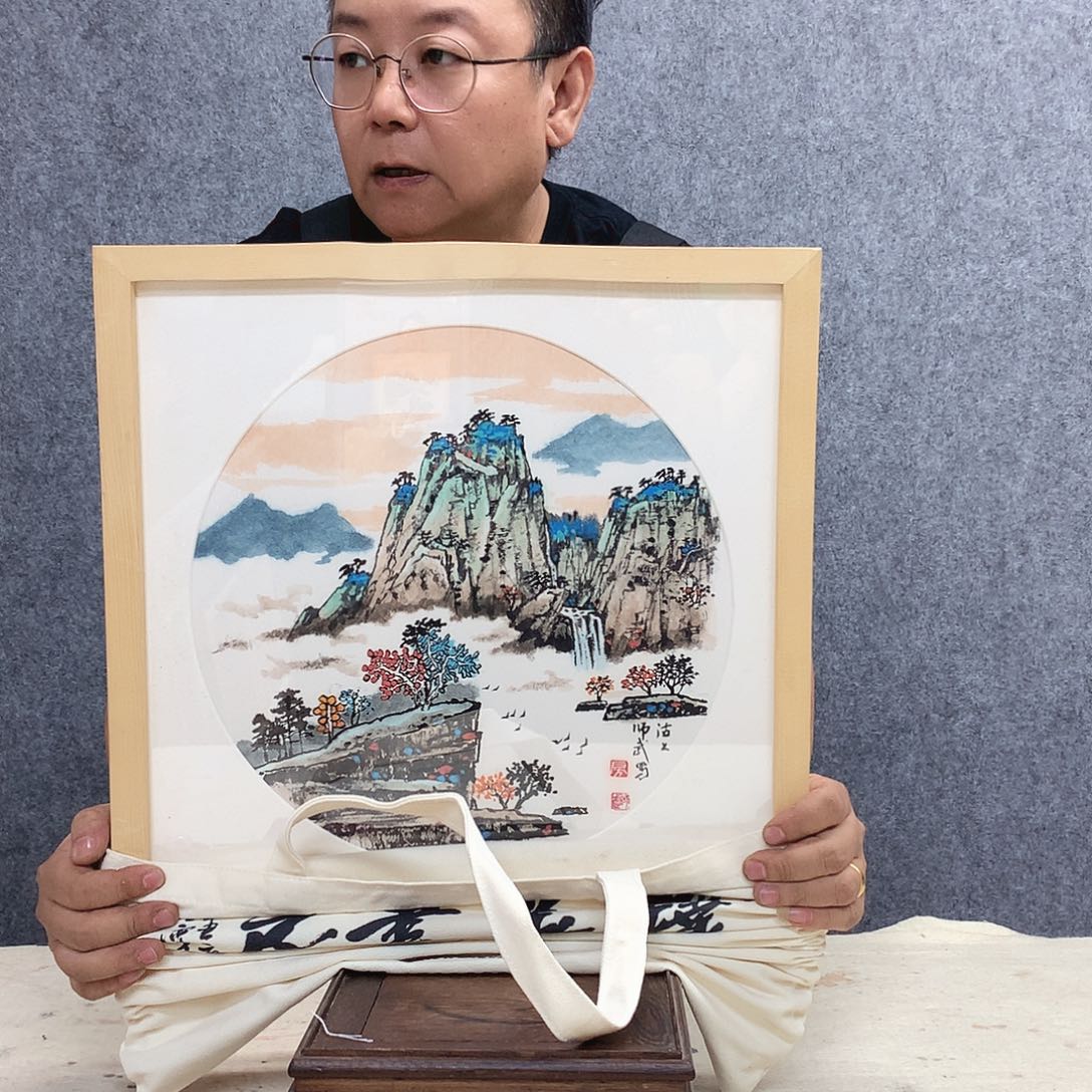 纸本手绘国画作品定制